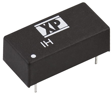 XP Power IH DC-DC Converter, ±12V dc/ ±84mA Output, 4.5 → 5.5 V dc Input, 2W, Through Hole, +85°C Max Temp -40°C