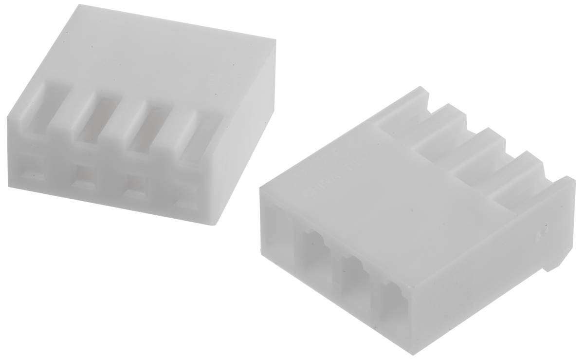TE Connectivity, SL-156 Female Connector Housing, 3.96mm Pitch, 4 Way, 1 Row