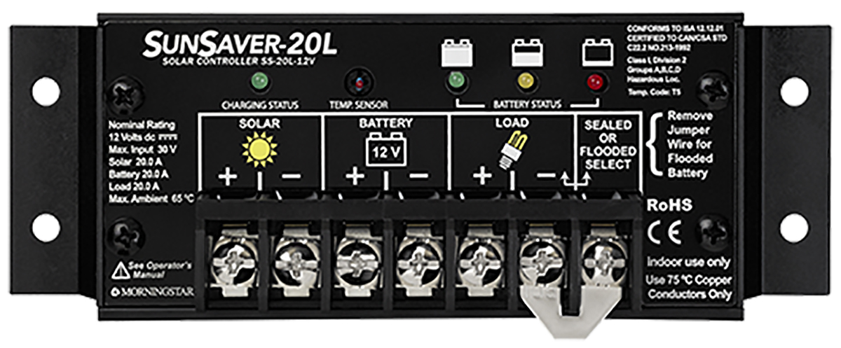 Morningstar 30 V, 60 V Solar Charge Controller