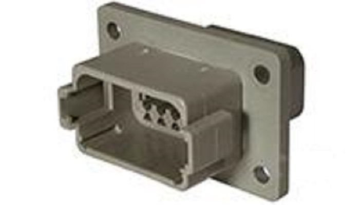 Deutsch, DT Automotive Connector Socket Grey Panel Mount 12 Way DT04-12PA-L012