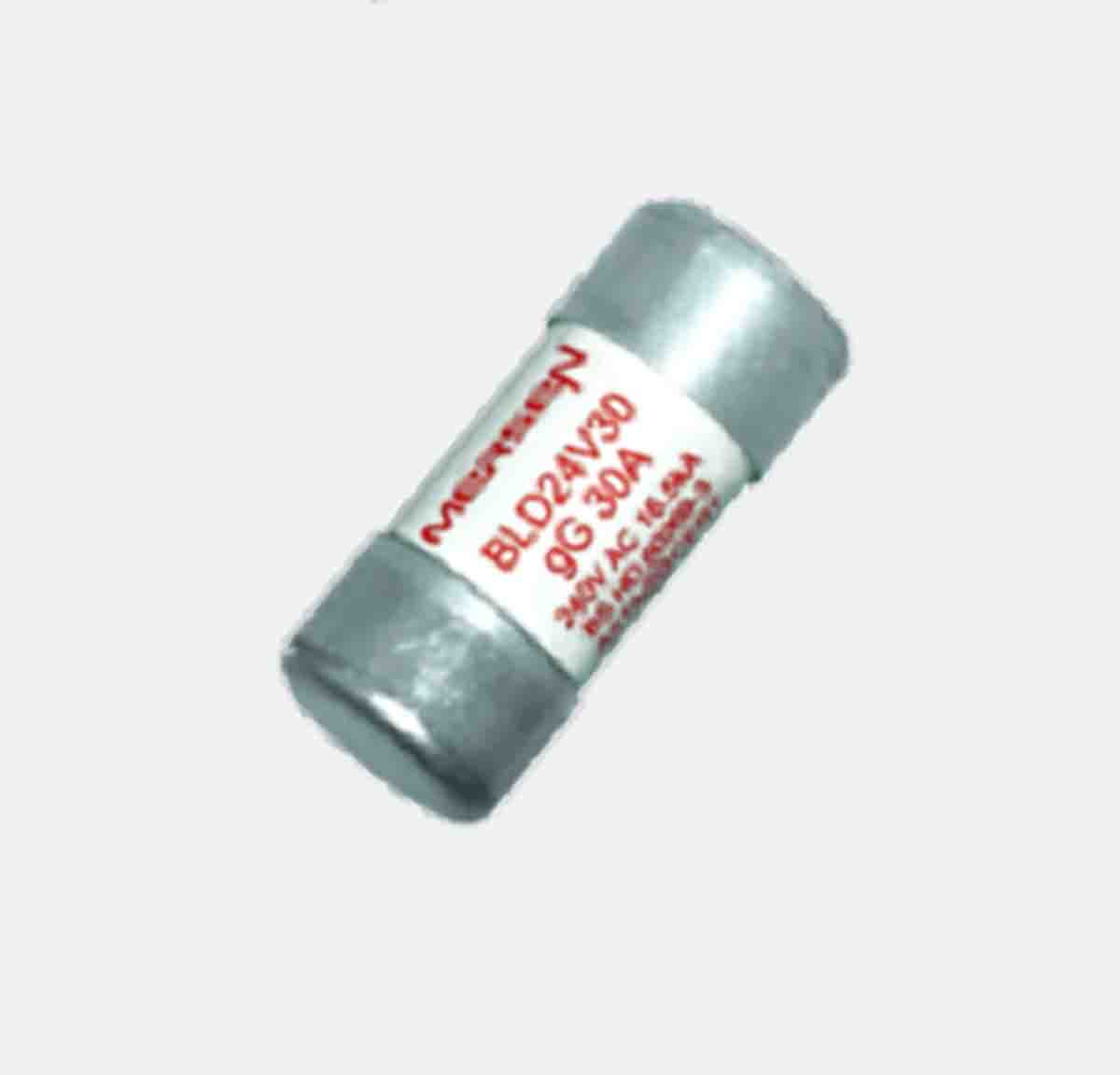 Mersen 30A Slow-Blow Ceramic Cartridge Fuse, 13 x 29mm