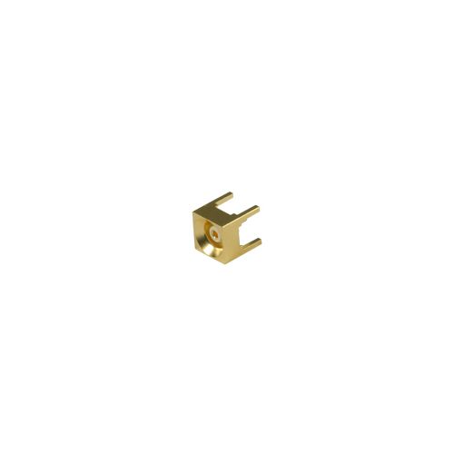 Huber+Suhner 82_MMB Series Socket Through Hole Coaxial PCB Connector, 50Ω, Solder Termination, Straight Body