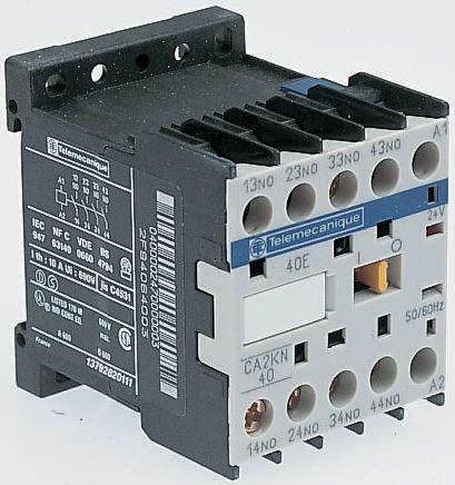 Schneider Electric CA2KN Contactor, 400 V Coil, 4-Pole, 10 A 400 V, 2 NO/2 NC, 690V