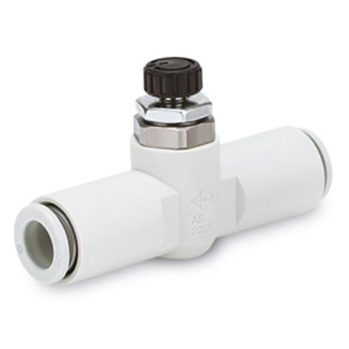SMC AS Series Threaded Fitting, 3.2mm Tube Inlet Port x 3.2mm Tube Outlet Port, AS*1FM Series