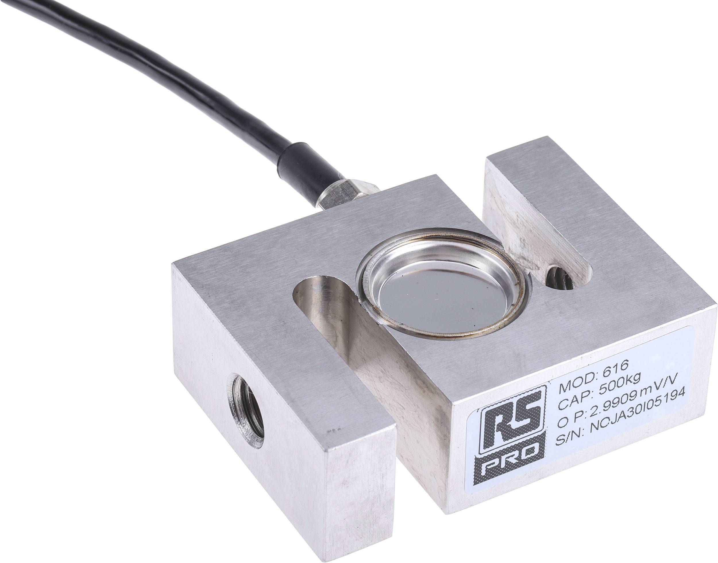 RS PRO Load Cell, 500kg Range, Compression Measure