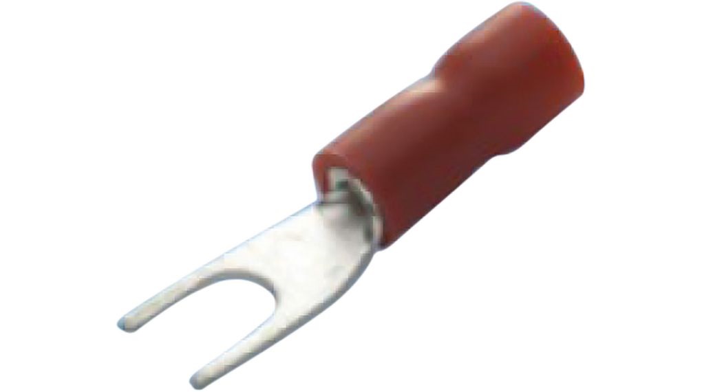 Spade terminal red 4.3mm