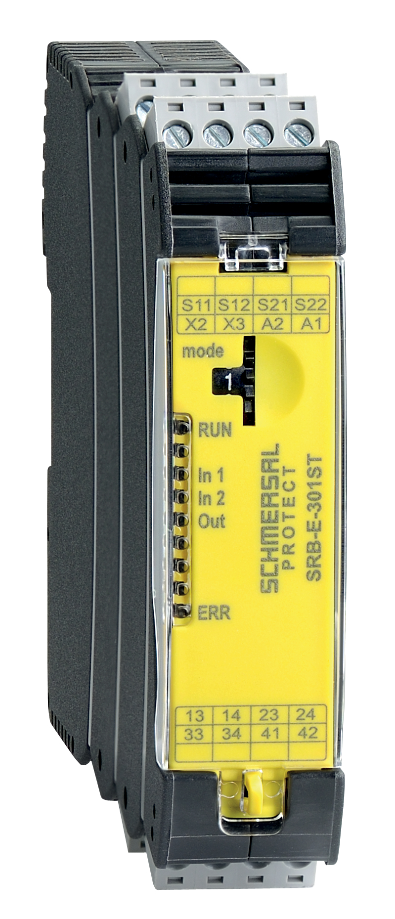 Schmersal Monitoring Relay, 1NO/2NC, DIN Rail