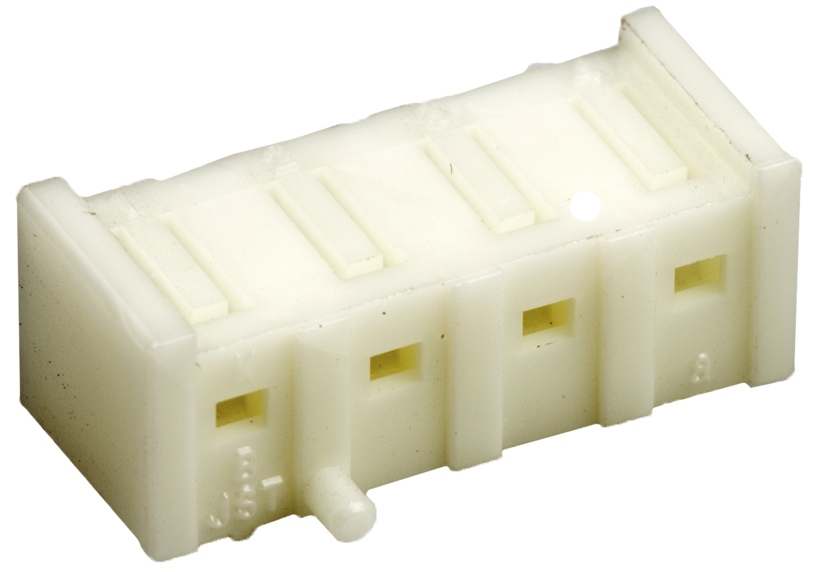JST, SDN Male Connector Housing, 3.96mm Pitch, 4 Way, 1 Row