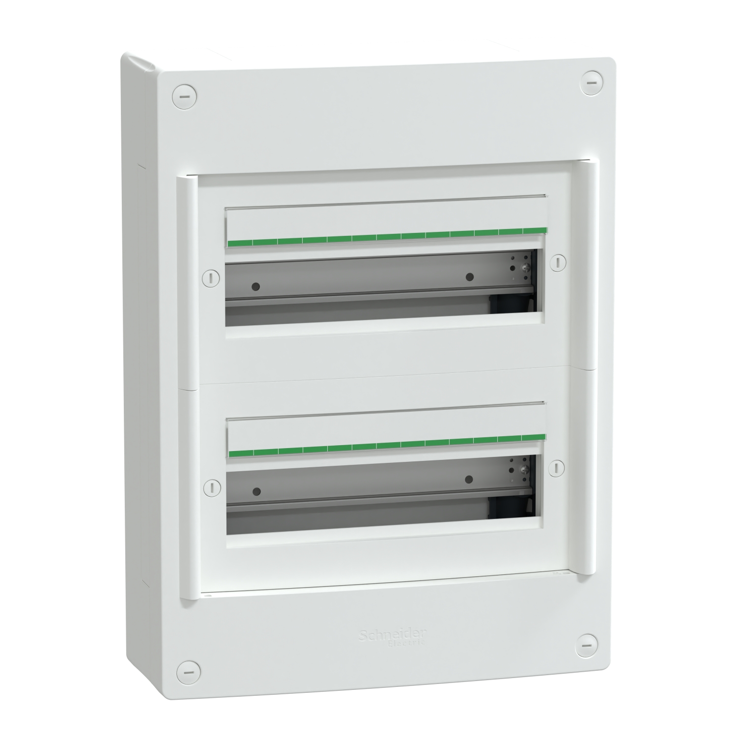 Schneider Electric PrismaSeT XS Series White Technoplastic Enclosure, IP30, IP40, IK08, IK09, White Lid, 450 x 302 x