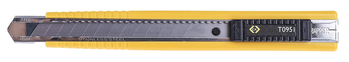 CK Safety Knife with Snap-off Blade, Retractable, 9mm Blade Length