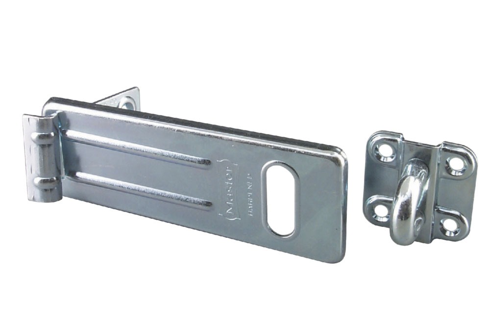 Master Lock Wrought Steel Hasp & Staple, 150mm, 14mm