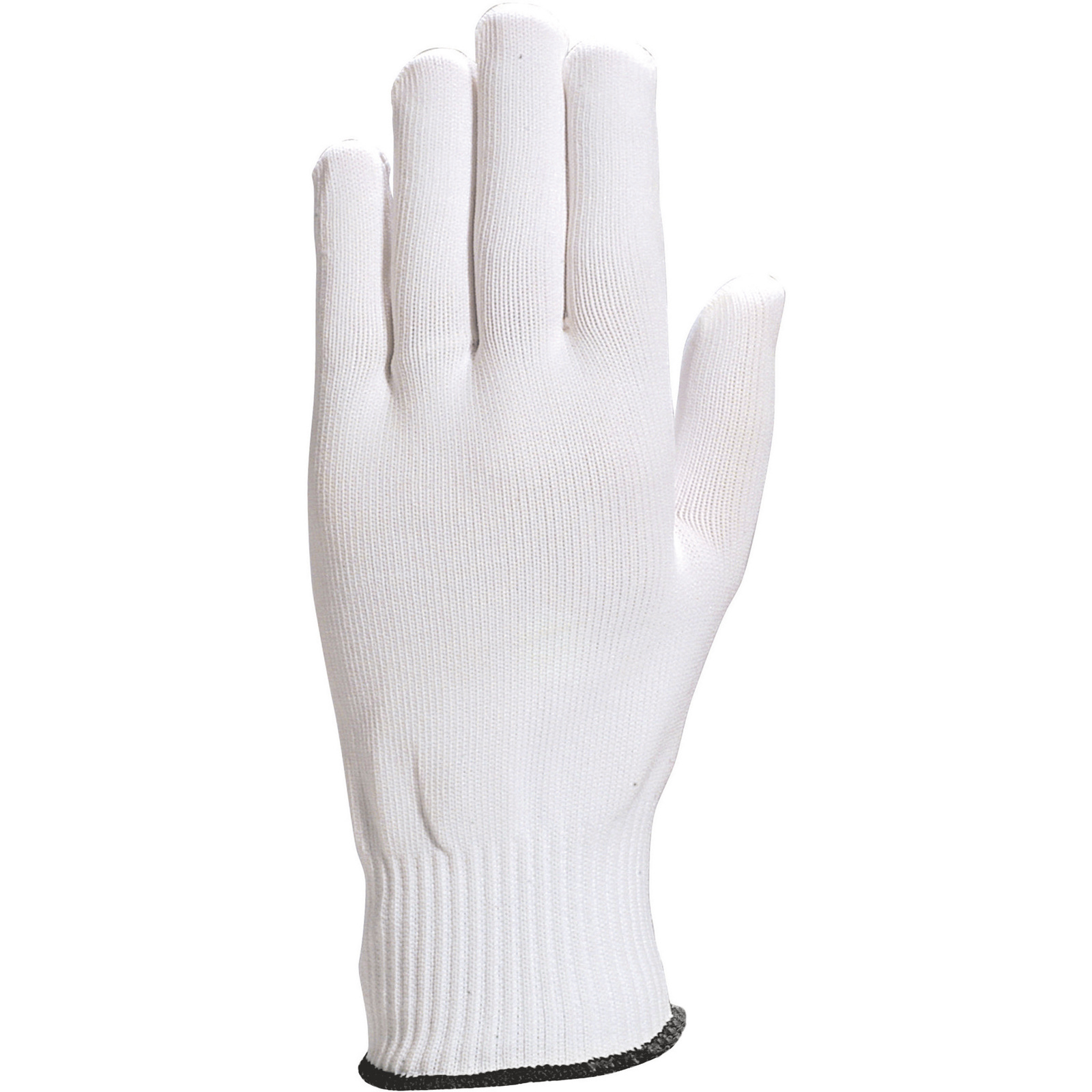 Delta Plus PM159 White Polyamide Work Gloves, Size 7, Uncoated Coating