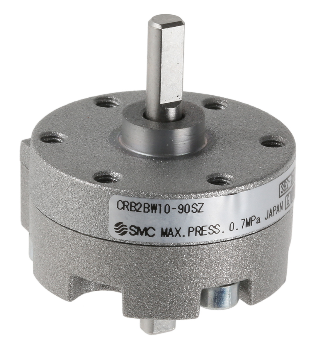 SMC CRB Series 0.7 MPa Double Action Pneumatic Rotary Actuator, 90° Rotary Angle, 10mm Bore