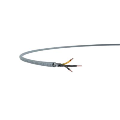 Lapp ÖLFLEX CLASSIC 115 CY Control Cable, 3 Cores, 1 mm² CSA 17 AWG, Screened, 50 m, Grey Polyvinyl Chloride Sheath