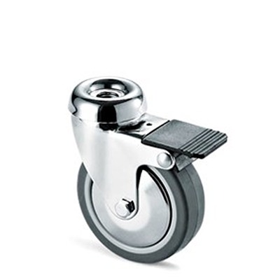 RS PRO Swivel Castor Wheel, 60kg Capacity, 100mm Wheel