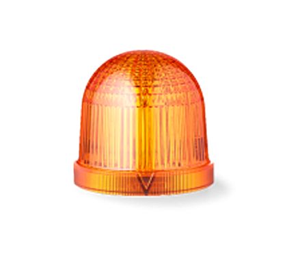 AUER Signal T Series Series Orange Multi Strobe Beacon, 24 V ac/dc, Tube Mounting, LED Bulb, IP66