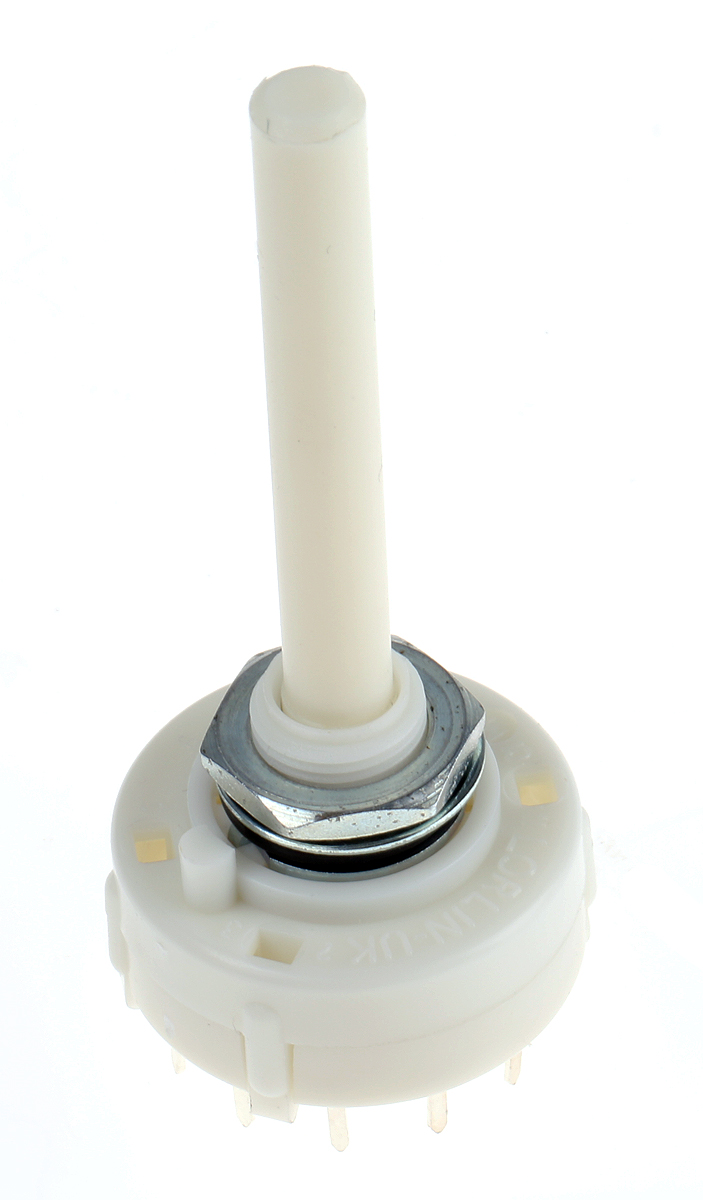 Lorlin, 4 Position 3P4T Rotary Switch, 150 mA @ 250 V ac, Solder