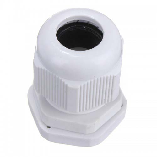 HellermannTyton NGM Series White Nylon Cable Gland, M63 Thread, 34mm min., 44mm max., IP68