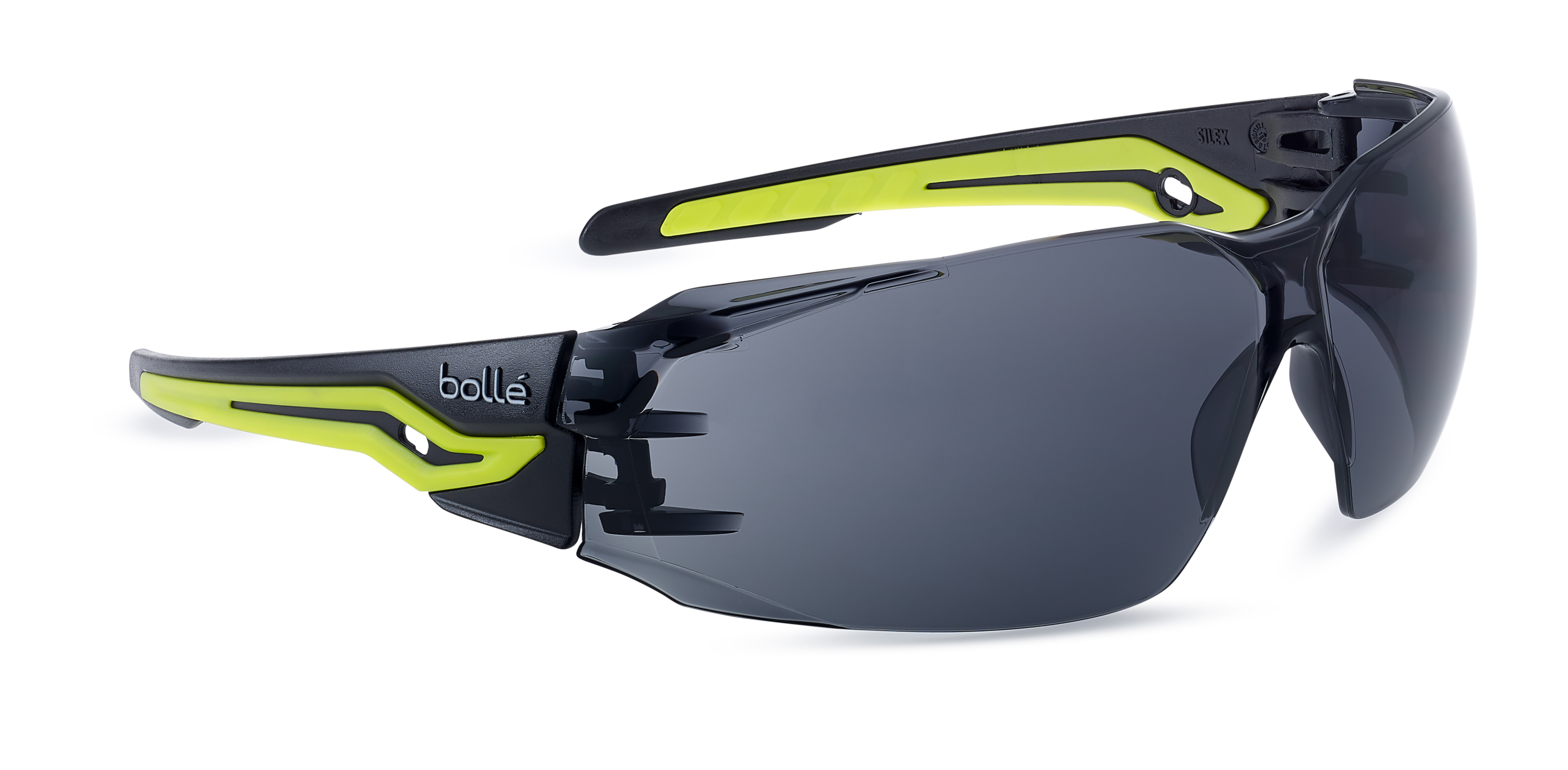 Bolle Safety SILEX+ Anti-Mist Safety Glasses, Smoke PC Lens