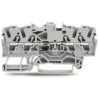WAGO 2002-1411/1000-410 TOPJOB S Series Grey, 2.5mm², 1-Level, Push In Termination