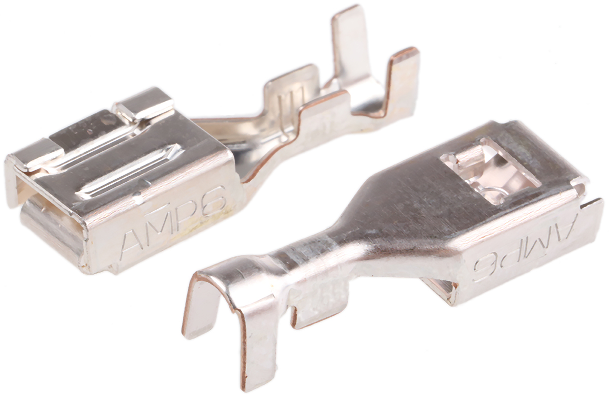 TE Connectivity Dynamic 5000 Series Female Crimp Terminal, 16AWG Min, 14AWG Max