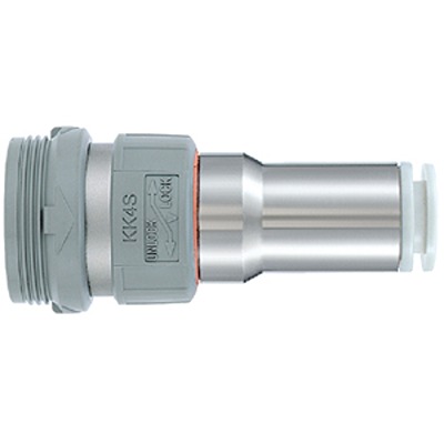 SMC Pneumatic Quick Connect Coupling, M5 3.2mm Threaded, Tube