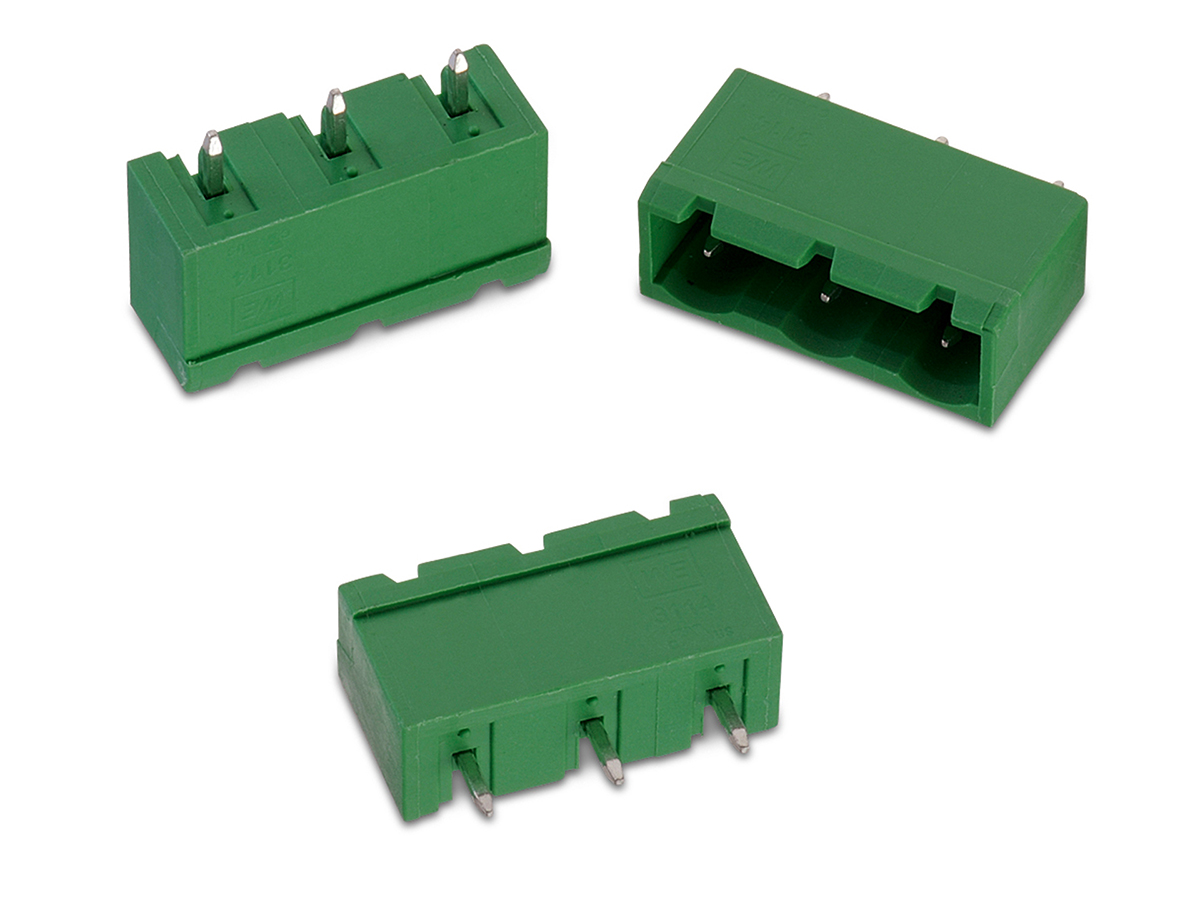 Wurth Elektronik, 7.62mm Pitch, WR-TBL, 12 Way, , Pluggable Terminal Block, Header, PCB Mount, Solder Termination,