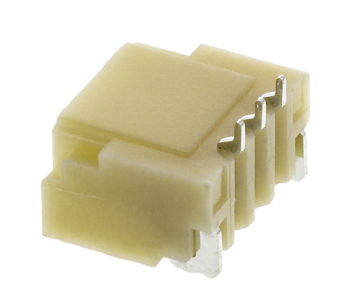 JST SH Series Straight Surface PCB Header, 3 Contact(s), 1 mm Pitch, 1 Row, Shrouded