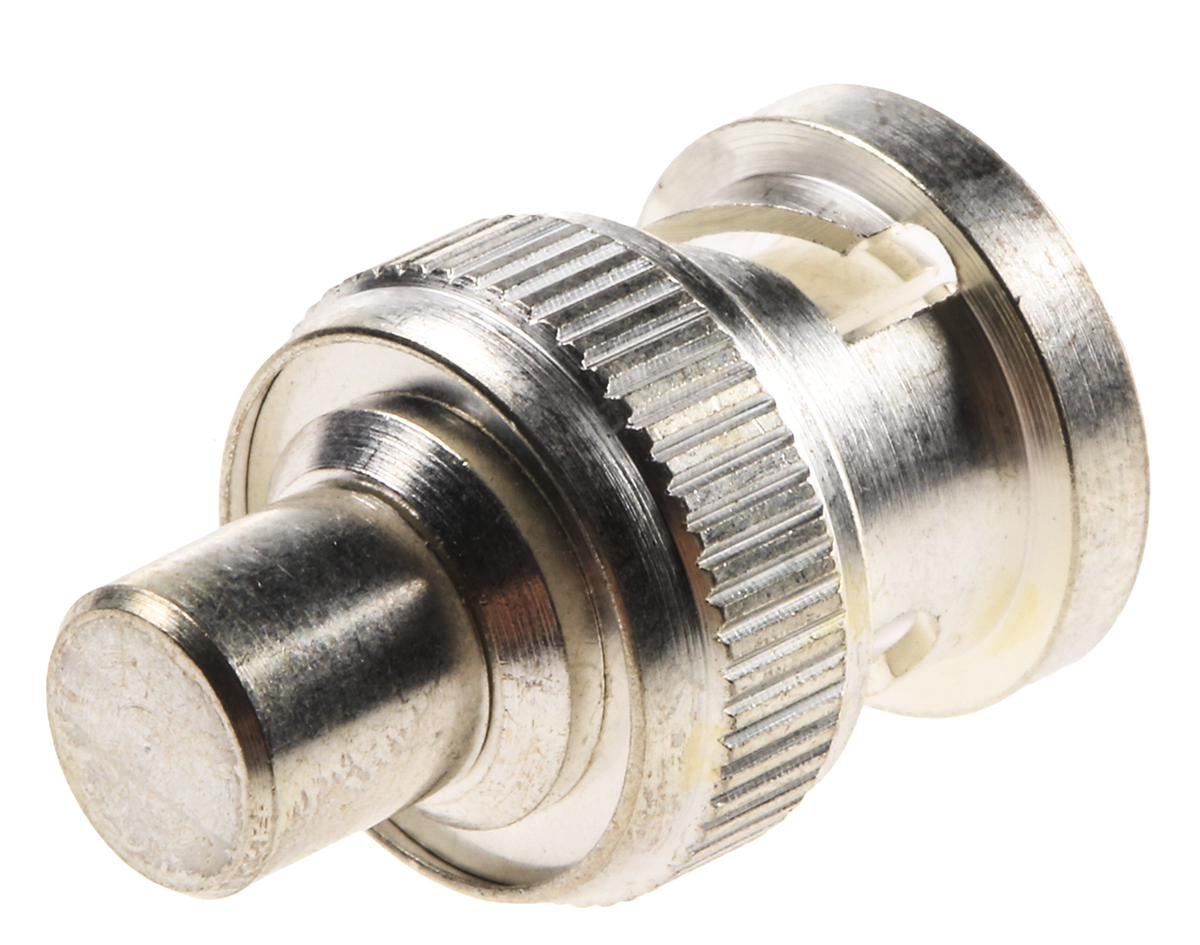 TE Connectivity 75Ω Straight BNC RF Terminator, 0 → 1GHz