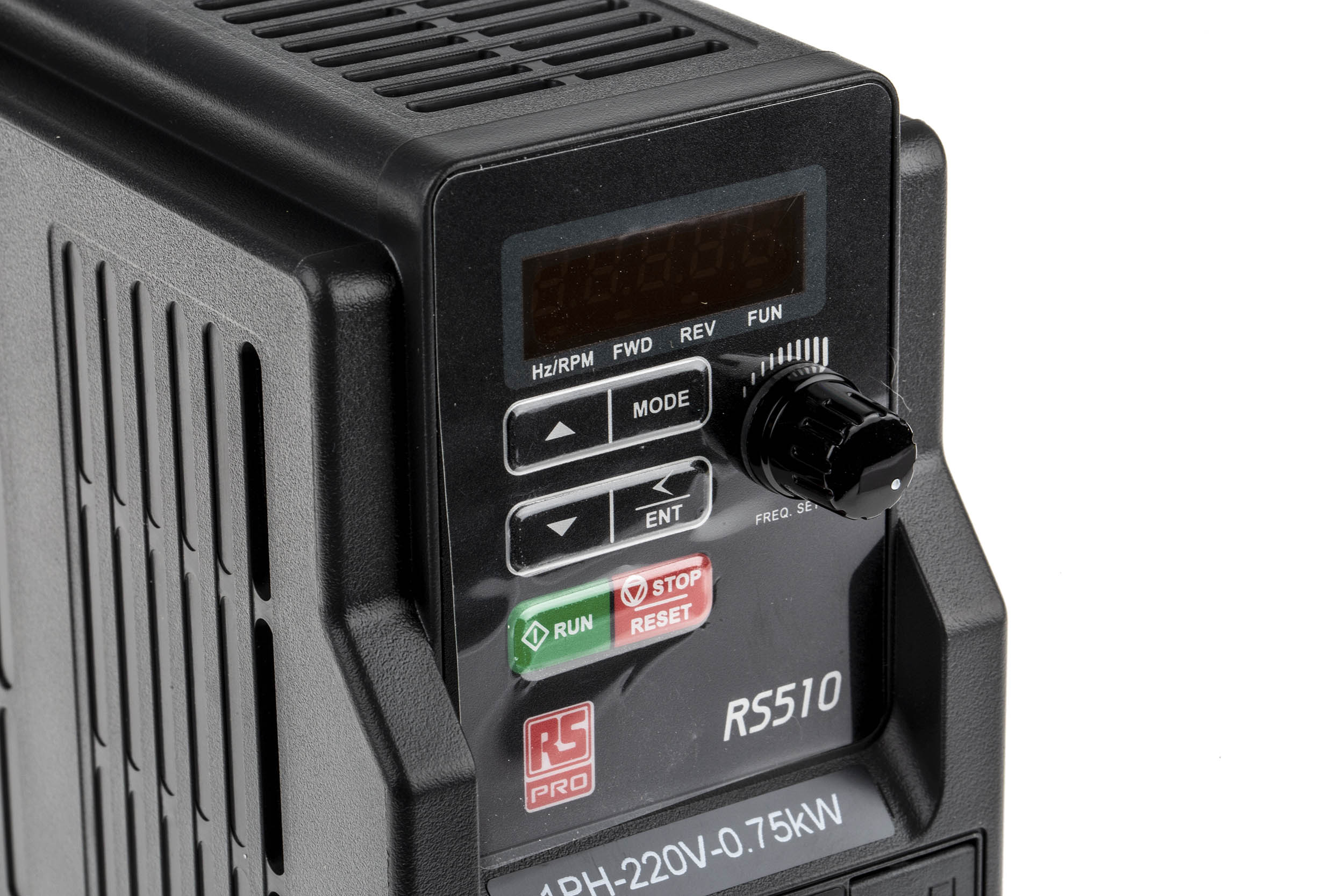 RS PRO Inverter Drive, 0.75 kW, 1 Phase, 200 → 240 V ac, 11 A