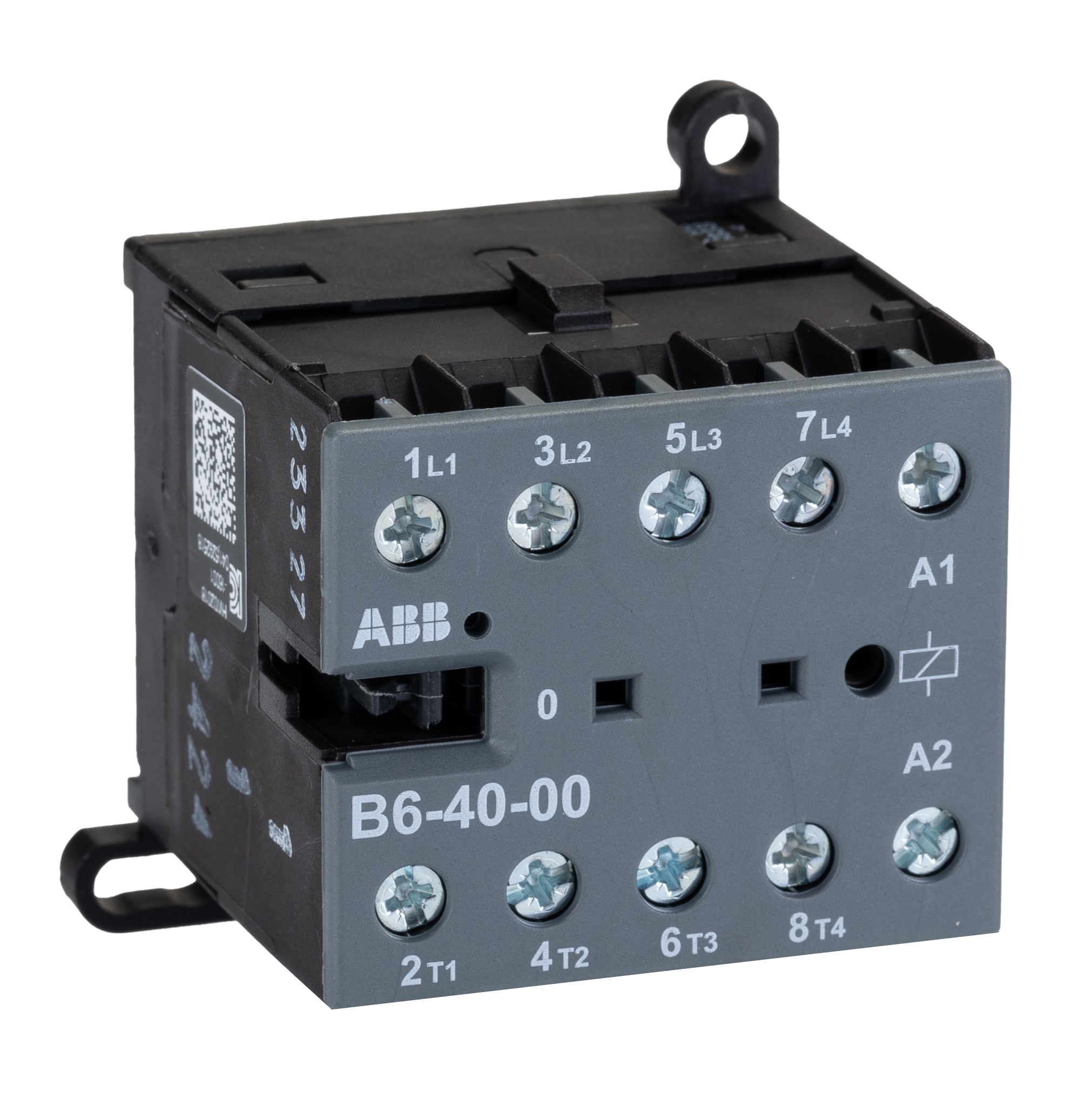 ABB B6-40-00 Contactor, 240 V Coil, 4-Pole, 20 A, 4 kW, 4NO