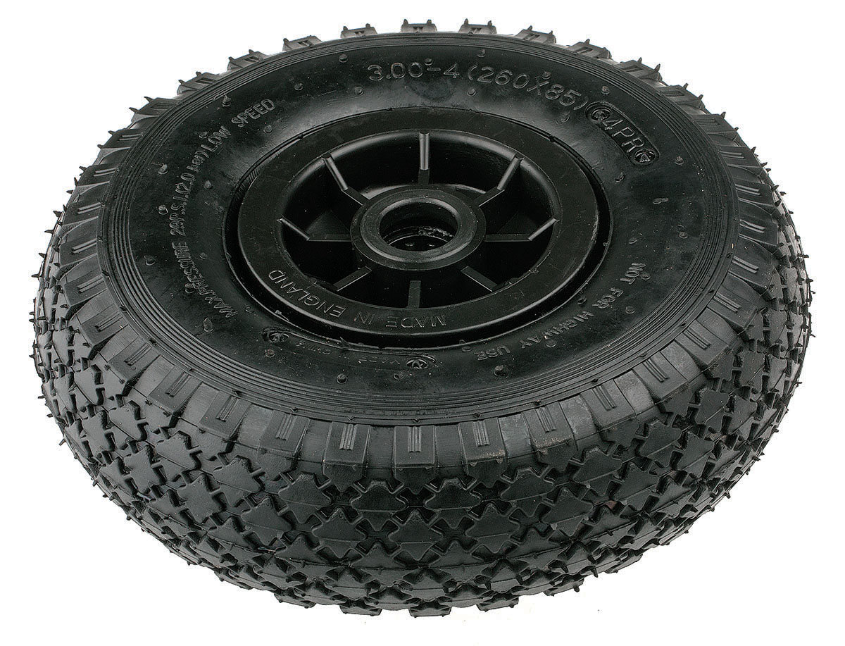 Guitel Hervieu Black Shock Absorbing Trolley Wheel, 120kg
