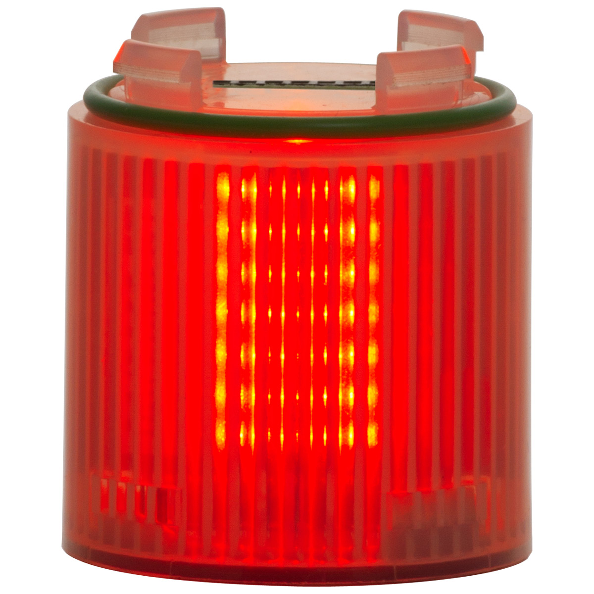 RS PRO Red Steady Effect LED Beacon, 24 V ac/dc, IP65