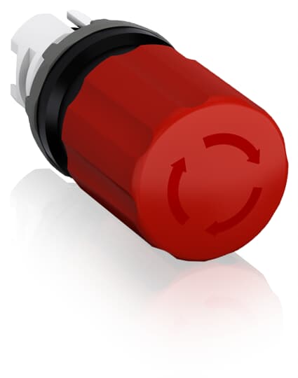 ABB, Twist Release, Emergency Stop Push Button Head