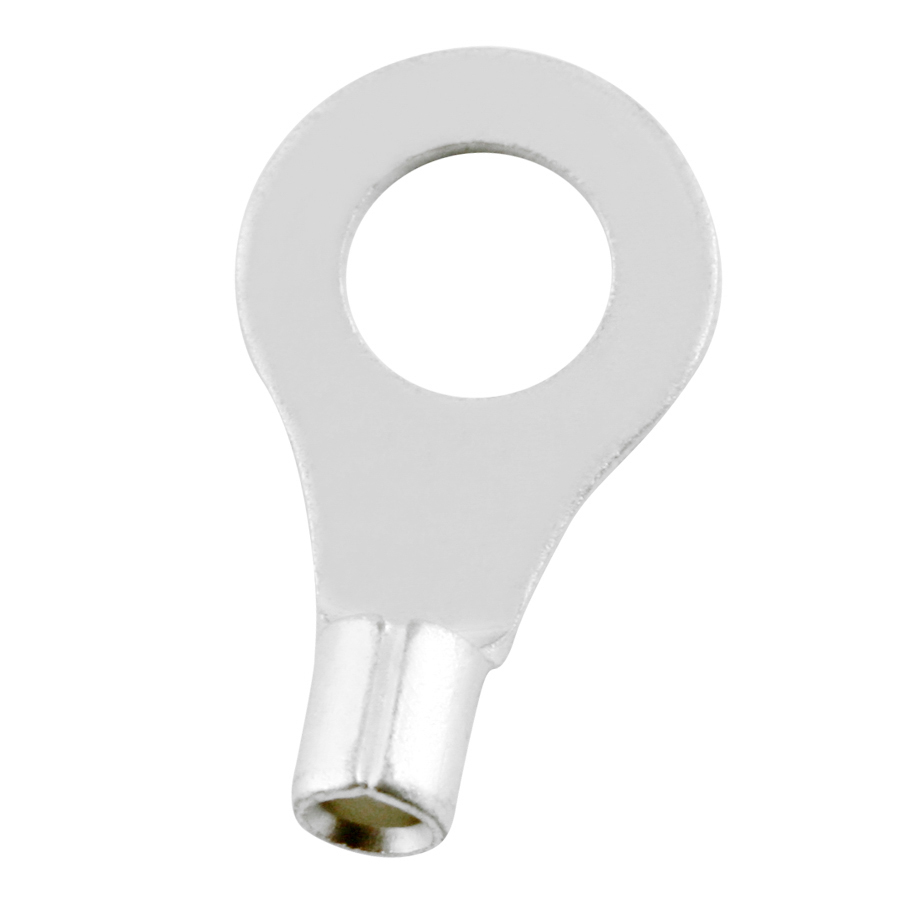 RS PRO Uninsulated Ring Terminal, 8.4mm Stud Size, 0.5mm² to 1.5mm² Wire Size