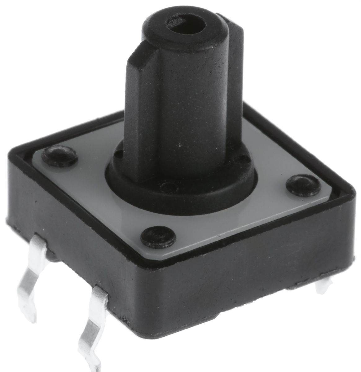 TE Connectivity Black Button Tactile Switch, SPST 50 mA @ 24 V dc 8.02mm
