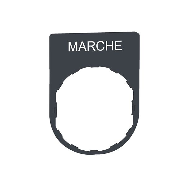 Schneider Electric Marking Accessory for Use with Pushbuttons, Marche