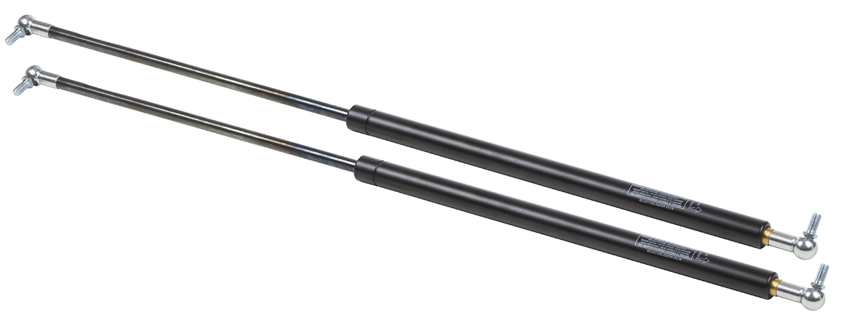 Camloc Steel Gas Strut, with Ball & Socket Joint, End Joint, 880.0mm Extended Length, 400.0mm Stroke Length