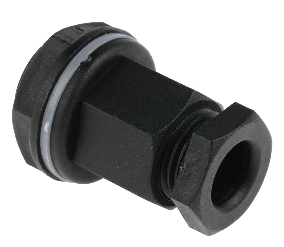 RS PRO Black Plastic Cable Gland, M20 Thread, 7mm min., 10.5mm max., IP55