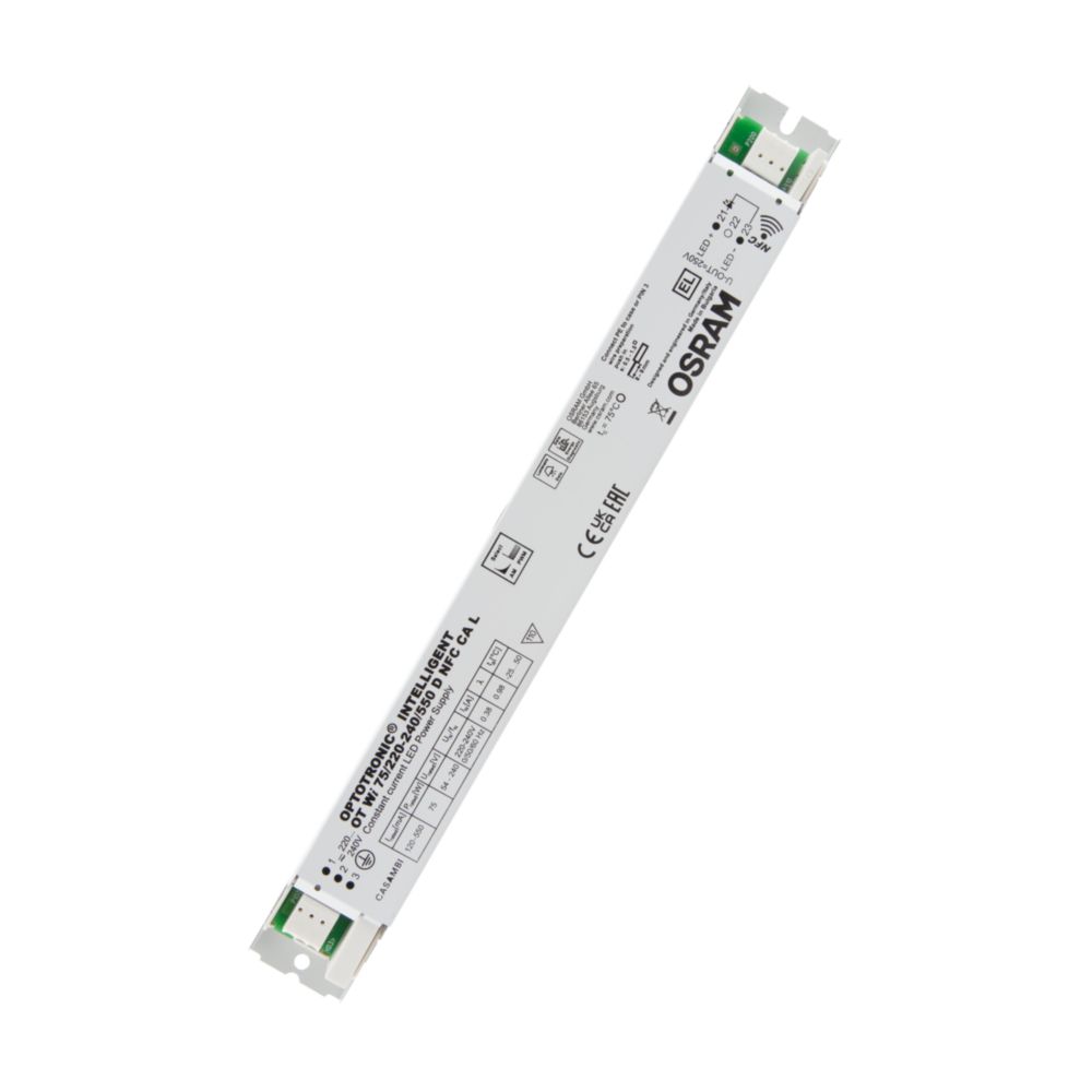 Osram Dimmable LED Driver, 54 → 240V Output, 75W Output, 125mA Output, Constant Current Dimmable