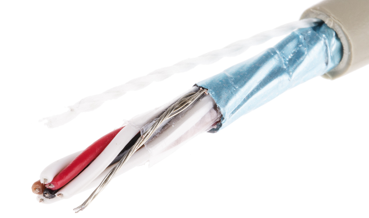 Alpha Wire ProTekt Series Data Cable, 3 Pairs, 6 Cores, 0.09 mm², Screened, 28 AWG, 50m, Screened Shield