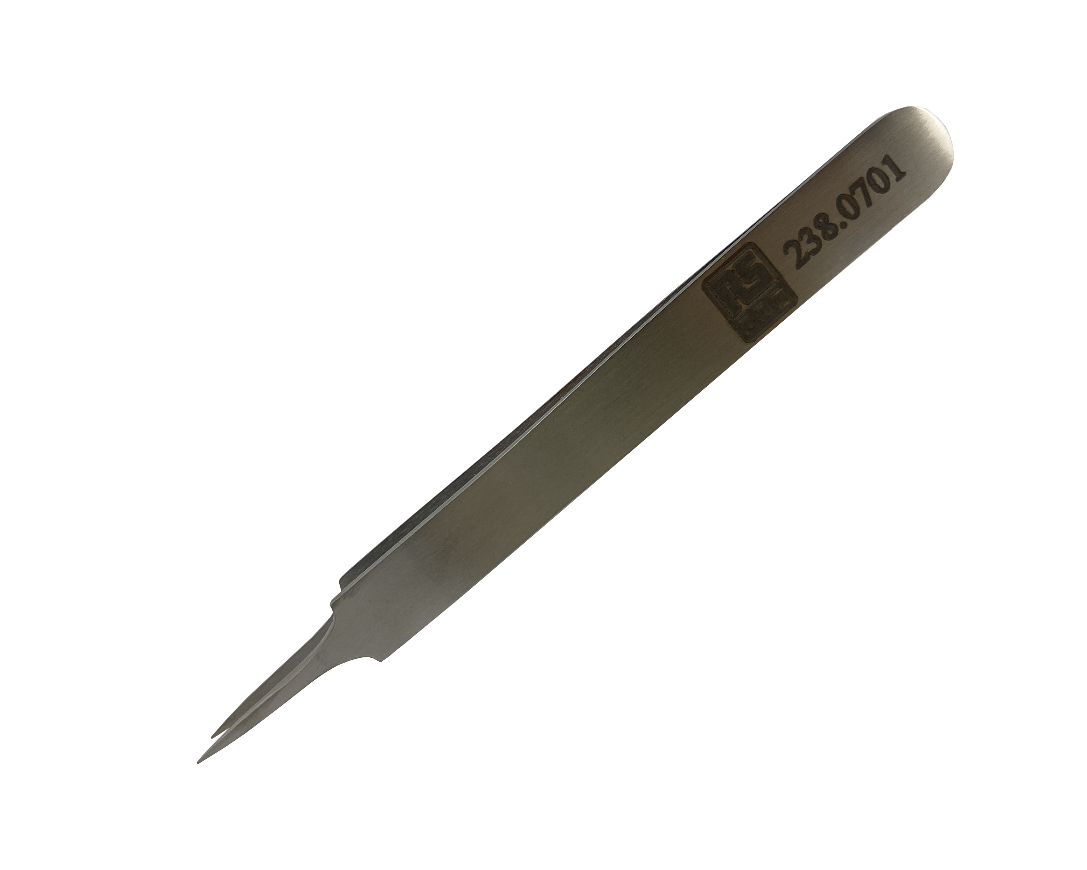 RS PRO 100 mm, Low Carbon Austenitic Steel, Very Sharp, Tweezer