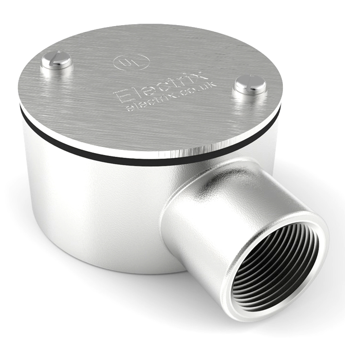 RS PRO Terminal Box, Conduit Fitting, 25mm Nominal Size, 316 Stainless Steel, Silver IP67 rating