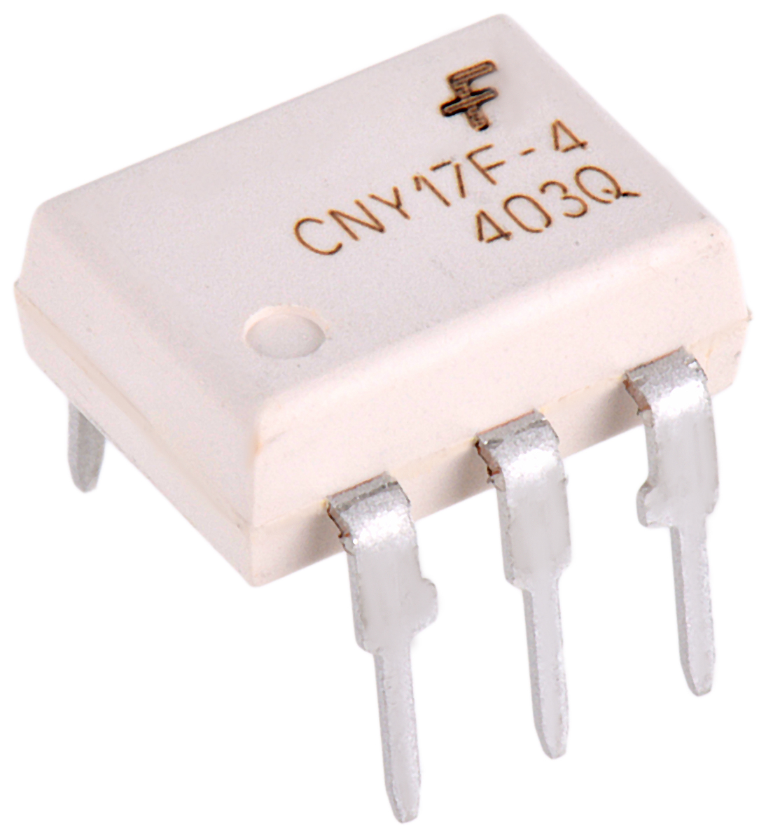 onsemi, CNY17F4M DC Input Phototransistor Output Optocoupler, Through Hole, 6-Pin MDIP