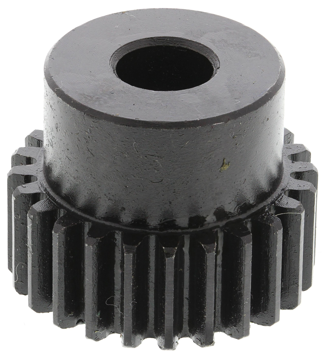 RS PRO Steel 24 Teeth Spur Gear, 1 Module, 8mm Bore Diam, 24mm Pitch Diam, 20mm Hub Diam