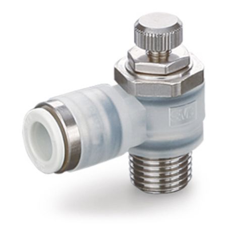 SMC AS Series Speed Controller, G 1/4 Inlet Port x 4mm Tube Outlet Port