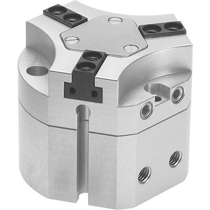 Festo 3 Finger Double Action Pneumatic Gripper, HGDT-25-A-G1, Parallel Gripping Type