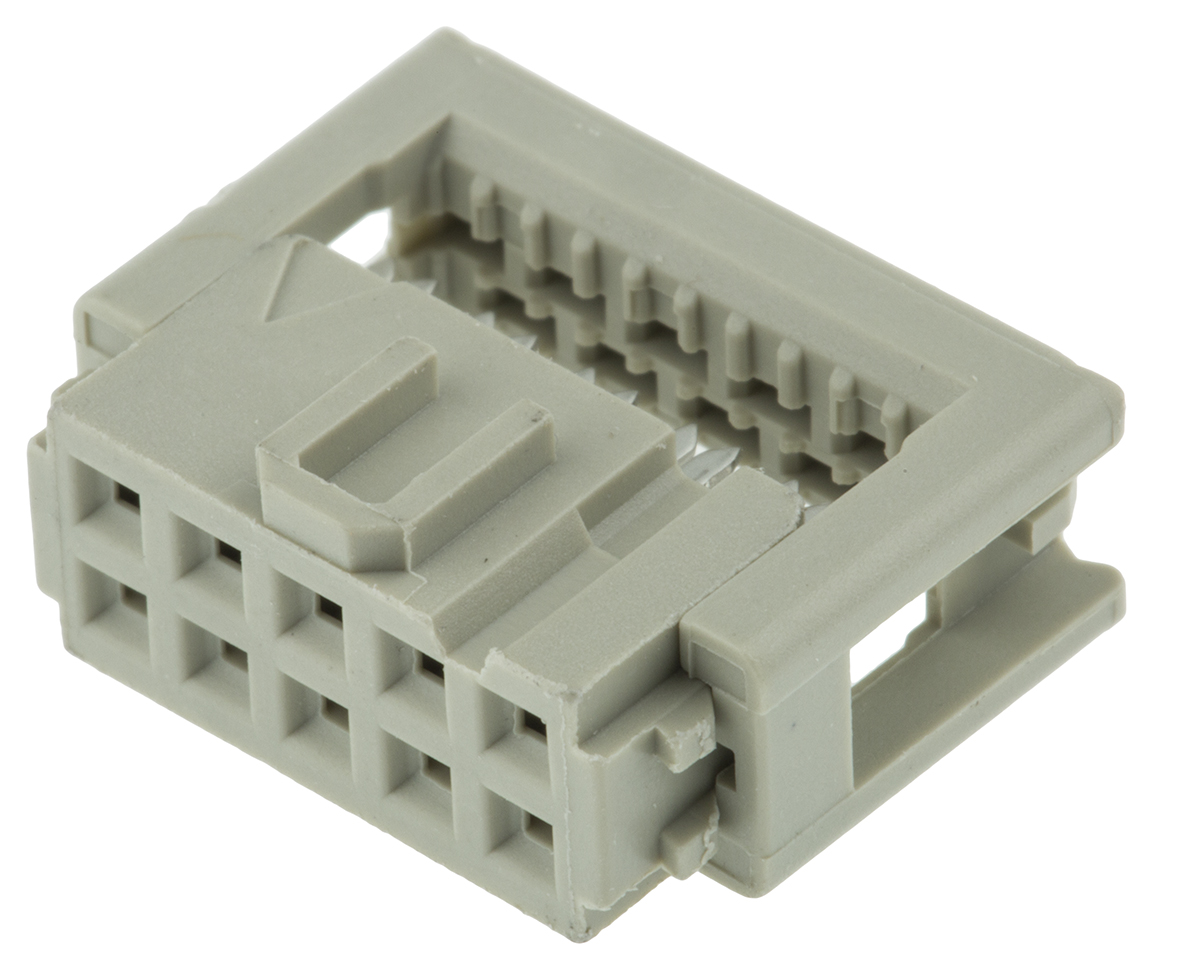 HARTING 10-Way IDC Connector Socket for Cable Mount, 2-Row