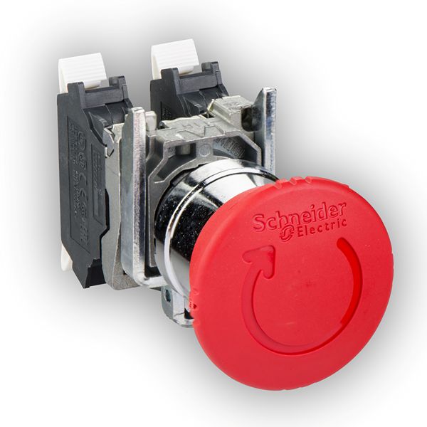 Schneider Electric Harmony Series Push Emergency Stop Emergency Stop Push Button, 22.5mm Cutout, IP66, IP67, IP69, IP69K