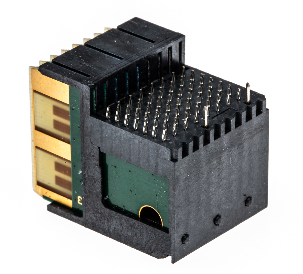 TE Connectivity, MULTIGIG RT 2 1.8mm Pitch VITA 46 Left ACTA Backplane Power Connector, Male, Right Angle, 8 Column, 7